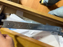 固特（GUTE）抽屉轨道滑轨缓冲阻尼不锈钢三节导轨家装五金配件家具滑道一付装 不锈钢阻尼缓冲款20寸(50cm) 一付装 实拍图