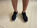 adidas CORERACER随心畅跑网面休闲跑步鞋男子阿迪达斯官方轻运动   黑/白 FX3581   45 实拍图