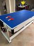 SZX成人标准4合1游戏桌 家庭商用台球乒乓球冰球黑8式室内球厅娱乐桌 7尺4合1-213*111*81cm-白桌+绿布 实拍图