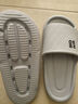 【山姆同款】3cm加厚防滑拖鞋eva情侣防臭浴室拖凉拖鞋男女柔软 灰色-居家拖鞋 40 【建议拍大1-2码】 实拍图