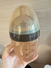 世喜新生儿奶瓶0-6个月婴儿硅胶断奶仿母乳奶嘴宽口径防摔240ml 实拍图