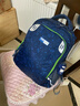 CAMS悬浮减重书包小学生男一到四减负护脊超轻便双肩女 星空蓝 S03204 实拍图