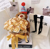 甜蜜点 小熊玩偶花束生日礼物女生实用永生香皂花感恩节圣诞节年会礼品 实拍图