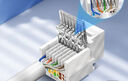 山泽 超五类网络模块 CAT5e网线屏蔽免打模块 RJ45水晶头母座电脑连接头直通头 镀金加厚50u PMC501 实拍图