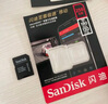闪迪（SanDisk）256GB TF(MicroSD)内存卡 4K极速金卡A2 V30 U3行车记录仪 运动相机无人机 监控存储卡 读190MB/s 实拍图