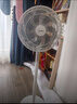 美的（Midea）【品质推荐】七叶轻音柔风电风扇/家用省电落地扇/台式电扇/广角摇头节能宿舍小型风扇 SAE35CA 实拍图