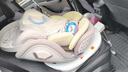 路途乐（lutule）儿童安全座椅汽车用婴儿车载0-4-12岁360旋转iSize 乐智棕野绿 实拍图