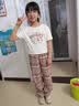 艾卡诺 I.KARNOW女童裤子夏季薄款2026新款儿童阔腿裤套装大童夏装防蚊冰丝直筒裤 15022粉色格子+15085粉【组合】 160 实拍图