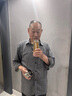 XDO一键开盖水杯男士茶杯双层玻璃泡茶杯子防爆耐高温全钢盖 实拍图