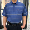 老爷车（LAOYECHE）爸爸含棉凉感短袖T恤男夏季新款中老年男士POLO衫父亲节礼物实用 YT252260201灰绿色 XL (180) 【推荐体重135-150斤】 实拍图