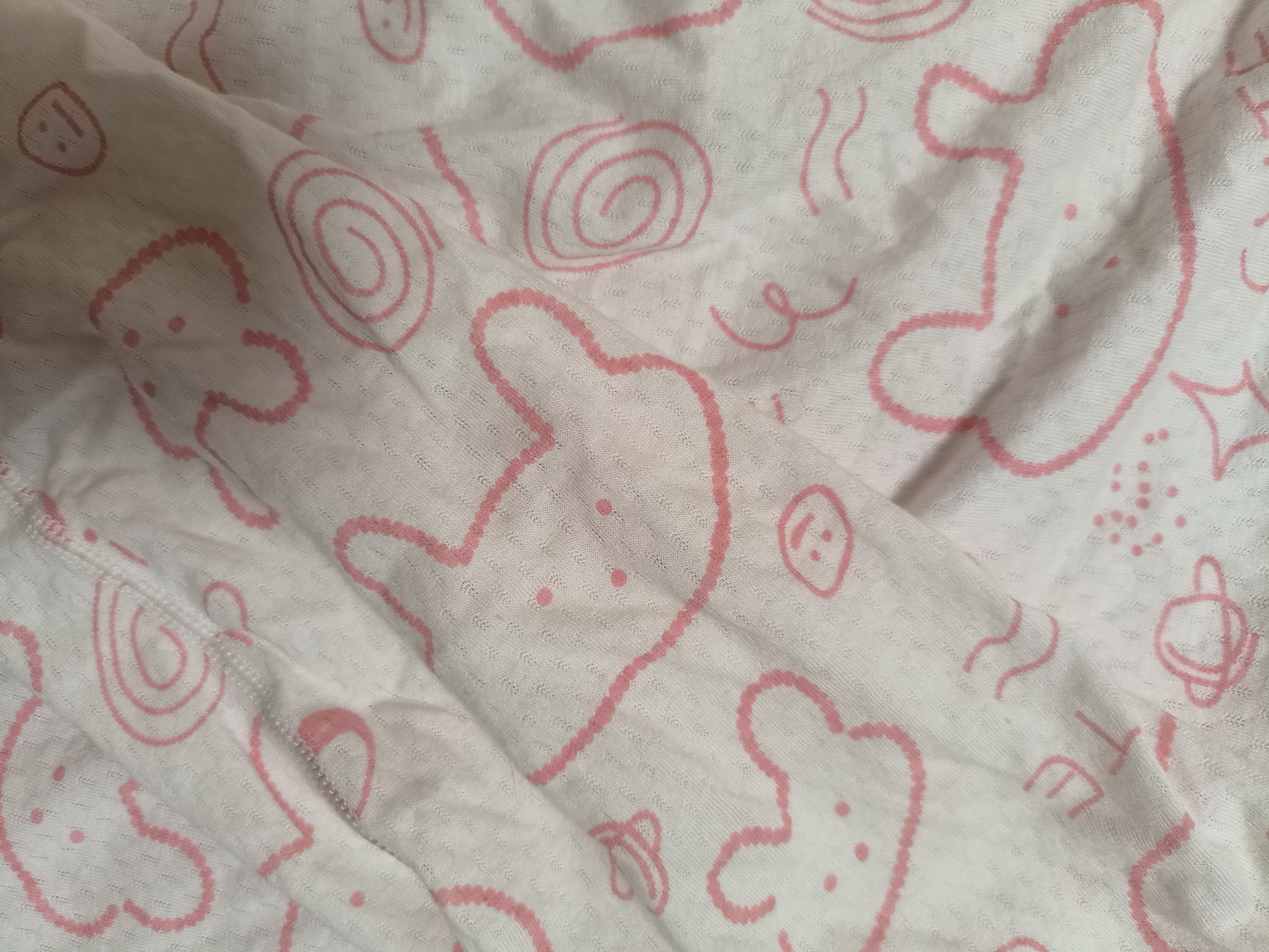 红豆儿童睡衣春秋纯棉男女中大童家居服套装薄款A类抑菌小童长袖睡衣 3122（粉色兔） 160 实拍图