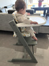 Stokke【杨祐宁同款】成长椅五件套宝宝TT婴儿多功能儿童高脚餐椅学坐椅 五件套含赠坐垫-峡湾蓝-白色护栏 实拍图