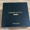 HUAWEI WATCH 5 46mm高端款航天级钛合金表壳木星棕素皮复合表带首创X-TAP智感窗鸿蒙AI腕上小艺eSIM通信 实拍图