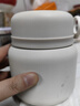 京东京造便携焖烧杯 316不锈钢焖粥带饭带勺随行焖烧罐 500ml白色 实拍图