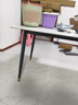 全品屋岩板餐桌家用4-6人小户型桌椅组合长方形现代简约吧台吃饭大桌子 【12MM厚】哑光雪山白 送货入户 120cm 【宽70CM】单桌子 实拍图