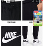 耐克（NIKE）男运动裤 夏季薄款 针织束脚 舒适休闲 FQ4331-010 黑 XL 实拍图