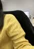 茵曼（INMAN）复古老钱风女装开衫毛衣2026秋季新品通勤感针织衫 浅黄色- F18518476H1 52.8%聚酯纤维 32.5%锦纶 XL 实拍图