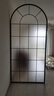 法式奶油风拱形复古假门窗玄关隔断铁艺玻璃屏风创意欧式装饰拱门 A款：水纹玻璃/平方价 实拍图