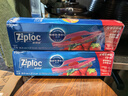 ziploc食品密封袋 大号19个 可重复使用 食品级收纳袋 泰国进口 实拍图