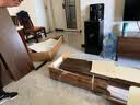 顾乐家（GULEJAR）新中式实木餐边柜一体靠墙茶酒柜大容量储物柜家用客厅厨房碗橱柜 【实木胡桃色】121*95*40cm 实拍图