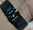 适用华为手表表带非原装Watch4pro/gt5金属不锈钢带watch5非凡 实心钢带- 黑色 宽度：22mm 实拍图