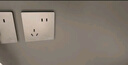 正泰正泰开关插座6C五孔插座带USB+Type-C接口30w快充灰色NEW6-C13295 实拍图