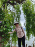 蕉下（beneunder）防晒帽子女黑胶空顶帽遮阳帽防紫外线遮脸太阳帽BM569白 实拍图