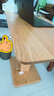 源氏木语实木茶几黑胡桃木升降餐桌橡木书桌客厅茶桌（橡木）1米升降茶几 实拍图