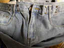 OLDER SEA复古港风水泥灰直筒牛仔裤女2025年新款百搭高腰显瘦垂感阔腿裤女 水泥灰 常规 M 建议95-110斤 实拍图