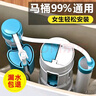 登沃克 马桶配件全套按钮进水阀排水老式上水阀通用水箱抽水器坐便器 适用水箱高26-30cm【全套配件】 实拍图