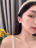 Lnieer韩国fever同款施家珍珠耳钉女999足银名媛澳白养耳洞新款耳环耳饰 施家珍珠耳钉【14mm】999足银 实拍图