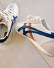 Onitsuka Tiger鬼塚虎男鞋 慢跑鞋透气轻便男女款运动休闲鞋RUNSPARK 白色/藏青色(1183B480-107) 42.5 实拍图
