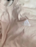 adidas情侣休闲纯棉上衣圆领短袖T恤男女夏季阿迪达斯官方轻运动 粉色 2XL 实拍图