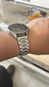 适用华为手表表带非原装Watch4pro/gt5金属不锈钢带watch5非凡 实心钢带- 银色 宽度：22mm 实拍图