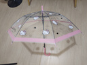 优丽尚三丽鸥正版凯蒂猫儿童雨伞女童高颜值长柄学生上学专用可爱透明伞 黑色爱心KT猫1把 晒单实拍图