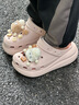 crocs檀健次推荐款经典泡芙洞洞鞋|207521 石英粉-6UR 36/37(220mm) 实拍图
