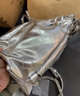 CHARLES&KEITH迷你菱格流浪包单肩斜挎双肩包包女包生日礼物CK2-60782390 Silver银色 S 实拍图