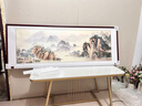 墨派新中式挂画客厅背景墙装饰画办公室书房字画山水画国画横幅壁画 江山如画 160*60cm/实木框(适合2.0米沙发) 实木边框 实拍图