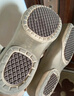 洁丽雅（Grace）洞洞鞋女款老人防滑拖鞋夏季外穿2026新款沙滩果冻鞋包头妈妈凉鞋 茶金 (防滑升级款穿的更放心) 40 【标准码】 实拍图