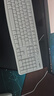罗技（Logitech）MK120 键鼠套装 有线键鼠套装 办公键鼠套装 电脑键盘 USB即插即用 全尺寸 白色 实拍图