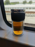 繁简2021新款高档男士双层玻璃杯茶水分离泡茶杯女可爱迷你便携旅行杯 实拍图
