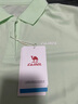 骆驼（CAMEL）速干透气运动短袖T恤女简约POLO衫 C23BA9L6014B5云水绿 L 实拍图