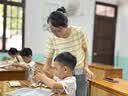 茵曼（INMAN）索罗纳凉感条纹短袖t恤女装轻薄2026夏季新款针织衫上衣 黄色 M 实拍图