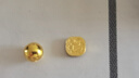 喜上眉梢黄金光面金珠999足金散珠3D硬金抛光面转运珠路路通情侣 6mm光面珠单颗 约0.33g 实拍图