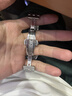 冠琴（GUANQIN）男士手表瑞士品质耐磨防水夜光全自动机械表双日历手表男机械表 银壳黑面钢带-明星代言 实拍图