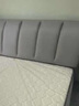 冠勇桦皮艺轻奢双人床1.8米2米现代简约软包婚床1.5米奶油风主卧大床 【浅灰色】床+20CM席梦思床垫+床头柜*1 1.8*2M 框架结构 实拍图