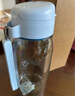 特百惠（Tupperware）乐趣550ML塑料杯夏季男女学生便携运动水杯子大容量双饮口 冰水蓝 实拍图