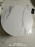 立太（LEADTEK）茶几客厅小户型边几沙发轻奢小桌子现代简约圆形茶几组合茶桌茶台 70CM黑+50CM白+黑架【加粗加厚】 实拍图