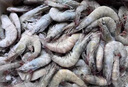 禧美海产 厄瓜多尔巨无霸白虾 去冰净重3斤 30-40只/kg 盐冻大虾 海鲜水产 实拍图