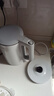 美的（Midea）【国家补贴】电水壶热水壶 大容量家用烧水壶 双层防烫 304不锈钢无缝内胆 大功率快速烧水沸腾 1.5L 【一键开盖I无缝内胆】 实拍图